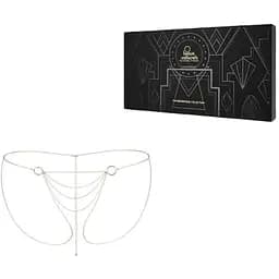 Ланцюжок-трусики Bijoux Indiscrets Magnifique Bikini Chain прикраса для тіла Gold - мініатюра 2