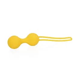 Набір вагінальних кульок Loveline Kegel Ball Exercise Set 3 шт (жовтий) - мініатюра 6