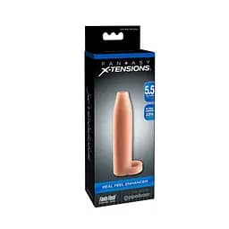 Насадка на пеніс Pipedream Fantasy X-tensions Real Feel Enhancer 14 см тілесний - мініатюра 3