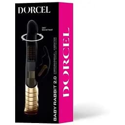 Вібратор-кролик Dorcel Baby Rabbit Gold 2.0 з перловим масажем і головкою, що обертається - мініатюра 7