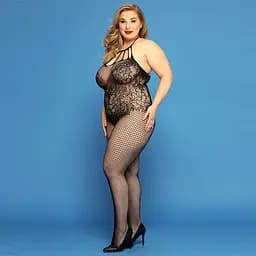 Бодістокінг JSY P91168 Plus size - мініатюра 3