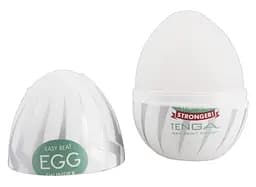 Мастурбатор яйце Tenga Egg Stronger Thunder білий - мініатюра 2