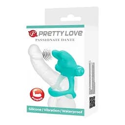 Ерекційне кільце Pretty Love Passionate Dante 8.7 см бірюзовий - мініатюра 10