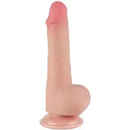 Фалоімітатор Sliding-Skin Dual Layer Dong 7.5'' 19.5 см тілесний