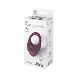 Ерекційне кільце Lola games Pure Passion Stellar 7.5 см бордовий - мініатюра 2