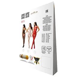 Бодістокінг з доступом до інтимних місць Passion BS078 red One size - мініатюра 5