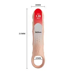 Подовжуюча насадка на пеніс PRETTY LOVE Penis Sleeve BRAD PRETTY LOVE BI-026240Z 103674 - мініатюра 7