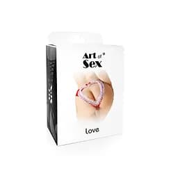 Жіночі трусики Art of Sex - Love Червоний розмір S - мініатюра 3