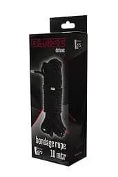Мотузка Dreamtoys Blaze Deluxe Bondage Rope 10 м чорний - мініатюра 3