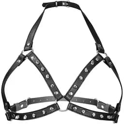 Портупея с металлическими шипами Fetish Tentation Sexy Adjustable Chest Harness