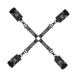 Фиксатор для рук и ног Bedroom Fantasies Hogtie & Cuffs Set 4-Way Restrant Set
