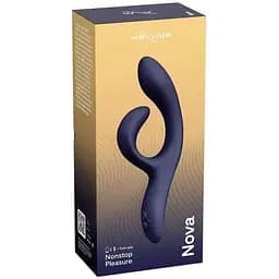 Смарт-вібратор кролик We-Vibe Nova Midnight Blue регульований кут нахилу ствола - мініатюра 9