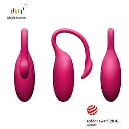 Віброяйце з керуванням зі смартфона Magic Motion Flamingo 7.2 см рожевий - мініатюра 4