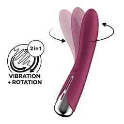 Вібратор для точки G з обертанням Satisfyer Spinning Vibe 1 Red Satisfyer IG048697; SX0558 99334 - мініатюра 3