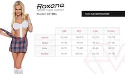 Еротичний костюм школярки Roxana 6512 XXL (мульті) - мініатюра 7