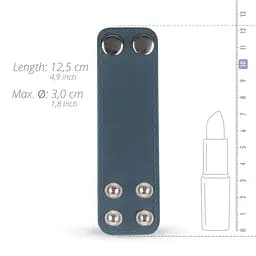 Ерекційне кільце Boners Ball Strap S/M 12.5 см сірий - мініатюра 4