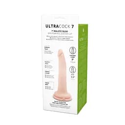 Фалоімітатор Me You Us Silicone Ultra Cock 7 in 17.8 см (тілесний) - мініатюра 9