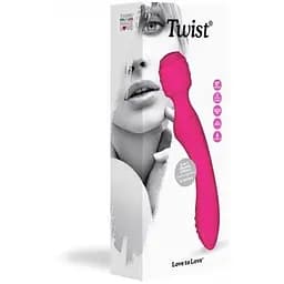 Вібромасажер 2 в 1 Love To Love Twist Рожевий - мініатюра 4