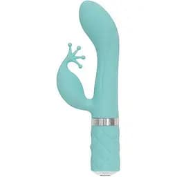 Вибратор кролик Pillow Talk Kinky Teal 21 см зелёный