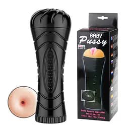 Мастурбатор Baile Baby Pussy Anal тілесний - мініатюра 8