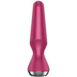 Анальна смарт-вібропробка Satisfyer Plug-ilicious 2 Червона - мініатюра 4
