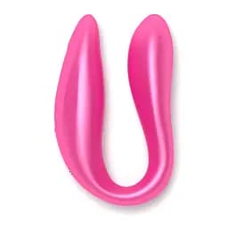 Смарт-вібратор для пар DOUBLE PLEASURE, колір: рожевий Oninder (Іспанія) Oninder O937690 103162 - мініатюра 2