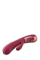 Вібратор Dreamtoys Dinky Duo Vibrator Jimmy K 19.4 см бордовий - мініатюра 4