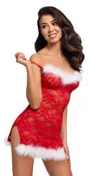 Сорочка Cottelli Lingerie X-Mas L/XL (червоний) - мініатюра 8