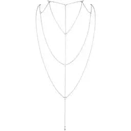 Цепочка для спины Bijoux Indiscrets Magnifique Back and CLeavage Chain - Silver