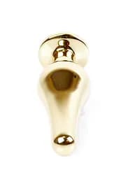 Анальна пробка - Jewellery Gold Long Plug Green - мініатюра 6