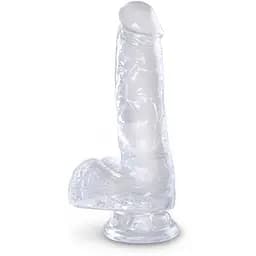 Фаллоимитатор King Cock Clear 6 Inch 17.7 см прозрачный