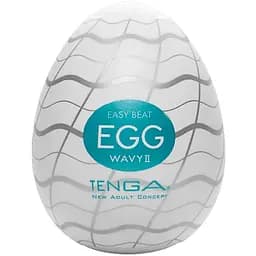 Мастурбатор яйцо Tenga Egg New Standard Wavy II белый