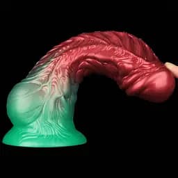 Фалоімітатор Lovetoy Dual Density 8'' 21 см (червоний) - мініатюра 13