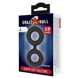Ерекційне кільце Crazy Bull Super Soft Silicone Radwan, чорне PRETTY LOVE BI-210364 103646 - мініатюра 4