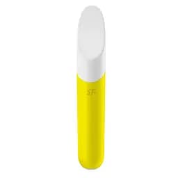 Мінівібратор Satisfyer Ultra Power Bullet 7 (Жовтий): Гнучкий язичок для імітації оральних пестощів та точної стимуляції - мініатюра 7