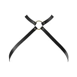 Портупея з екокожі Bijoux Indiscrets MAZE - Cross Chest Harness Black Bijoux Indiscrets B0238; SO6635 95078