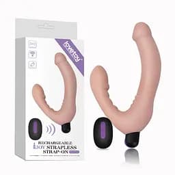 Безремневий страпон Rechargeable IJOY Strapless Strap on LOVETOYS 66-LV430103 99161