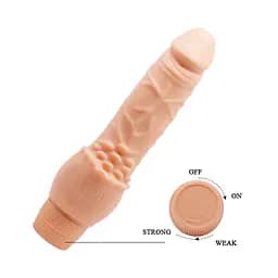 Вібратор Barbara Clark Vibrator 7,6" Flesh - мініатюра 8