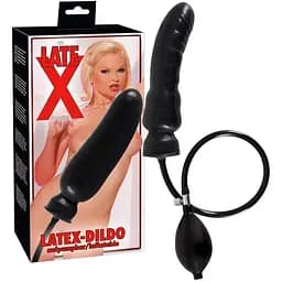 Фаллоимитатор Latex-Dildo 20 см черный