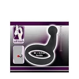 Ерекційне кільце із стимулятором Black Velvets Cock RIng Orion 42-05238440000 87955 - мініатюра 4