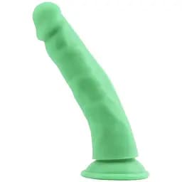 Фаллоимитатор Delux Pure Nature Steven.R 22.5 см зеленый