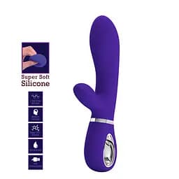 Вібратор PRETTY LOVE THOMAS USB PURPLE new 7 function PRETTY LOVE BI-014621-3 98680 - мініатюра 3