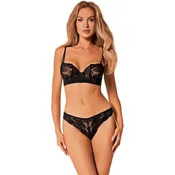 Комплект білизни Obsessive Serena Love XL/XXL чорний