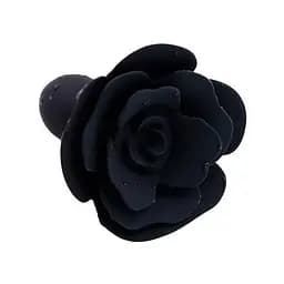 Силіконова анальна пробка Rose від SILICON 11 см Чорний K0633-2 - мініатюра 4