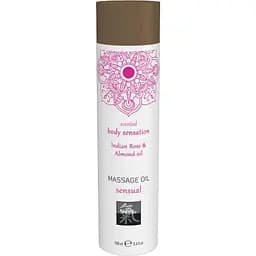 Масажна олія Hot Shiatsu Body Oil Indian Rose & Almond, 100 мл