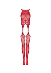 Бодістокінг Obsessive N122 S/M/L червоний - мініатюра 5