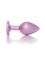 Анальна пробка - Jewellery Pearl Pink Plug Clear M - мініатюра 2