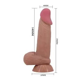 Фалоімітатор - Pretty Love Sliding Skin 7.6" Latin - мініатюра 7