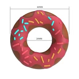 Ерекційне кільце Pretty Love Super Donut Cock Ring 4.6 см (рожевий) - мініатюра 2