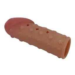 Насадка на пеніс PRETTY LOVE Penis Sleeve, TPR, Waterproof PRETTY LOVE BI-026274 103668 - мініатюра 5